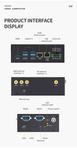 NVIDIA Jetson ORIN NANO Super <strong>Kits</strong> 4 8GB 34 67TOPS Edge AI Computing Device RTC AI Gateway <strong>M</strong>.2 KEY E KEY <strong>M</strong> with Rich I/<strong>O</strong> Ports - Product Image 4