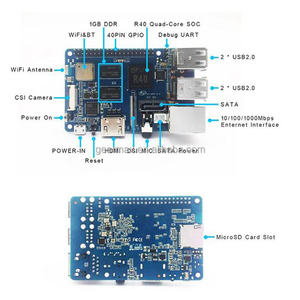 Banana Pi M2 Berry R40/V40 Quad Core Mini Computer a scheda singola GPIO compatibile con Raspberry Pi 3 Banana Pi BPI-M2 Berry - Product Image 6