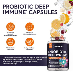Private Label Probiotics for Immune Weight Loss <strong>Intestines</strong> and Stomach Health Probiotics Capsules - Product Image 5