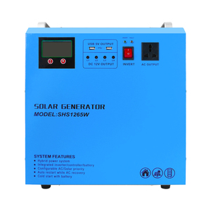 500w Wechsel richter Pwm Laderegler Off Grid Solarstrom generators ystem für zu Hause mit LCD-Display - Product Image 5