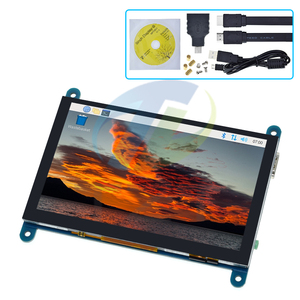Monitor portátil TZT de 5 pulgadas HD MI 800x480 pantalla táctil capacitiva pantalla LCD para Raspberry Pi 4 3B +/ PC/Banana Pi / ESP32