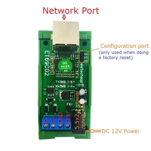 RS485 Modbus RTU <strong>TCP</strong> to Ethernet <strong>Network</strong> UDP <strong>TCP</strong> Client Server MQTT Converter Serial port server for PLC PTZ Camera
