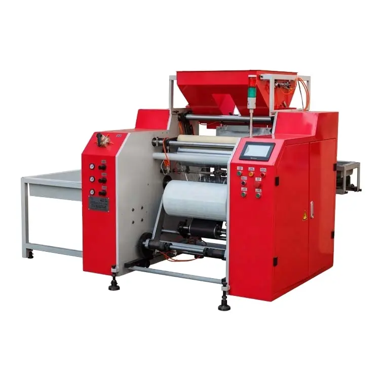 Professional factory full automatic stretch film winder for big product roll