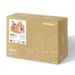 MD4158 Mideer Gạch Giấy Lớn Bé Hạt Lớn Xây Dựng Đồ Chơi Trẻ Em Câu Đố Khối Xây Dựng - Product Image 1