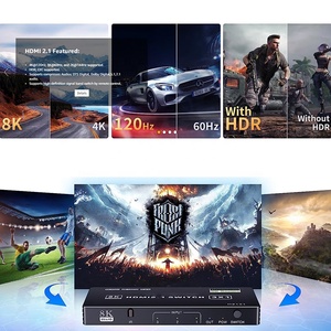3 in <strong>1</strong> Out <strong>HDMI</strong> <strong>Switch</strong> 4K 120Hz 8K 60Hz 3 Port UHD <strong>HDMI</strong> 3x1 <strong>Switch</strong> With IR Remote Control HDCP <strong>2</strong>.<strong>2</strong> Support 3D - Product Image 5