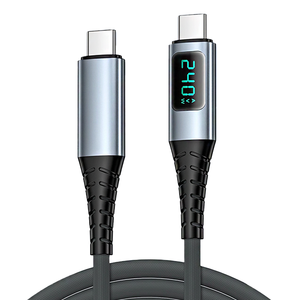 <strong>USB</strong> <strong>3</strong>.<strong>2</strong> Gen 2x2 Multifunctional 20Gbps High-<strong>Speed</strong> Data Transfer 4K PD 240W Fast Charging Cable with LED Digital Display - Product Image 1