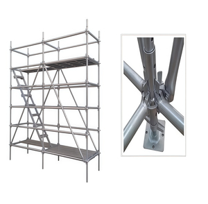 Material de construcción C60 Sistema de cangrejo Marco Andamio al aire libre Sistema de andamio de Marco H galvanizado - Product Image 3