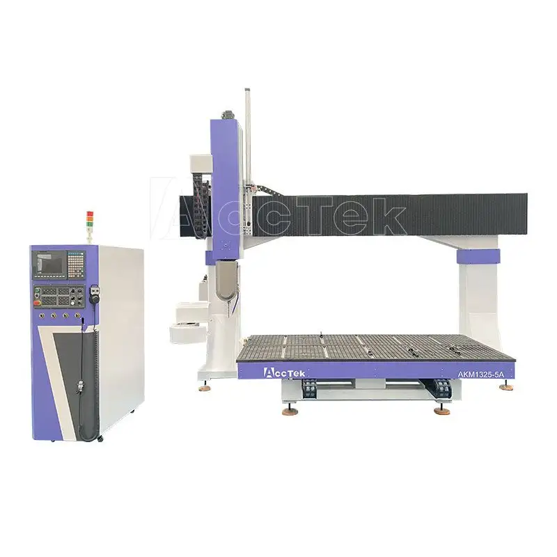 Prezzo 5 assi Atc 1325 taglio CNC incisione vendita fabbrica 5 asse macchina Router Cnc per legno metallo schiuma