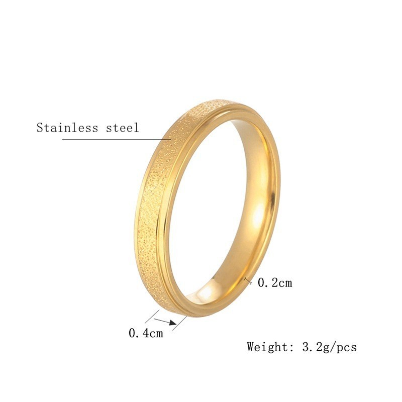 Color oro-4mm sin diamante
