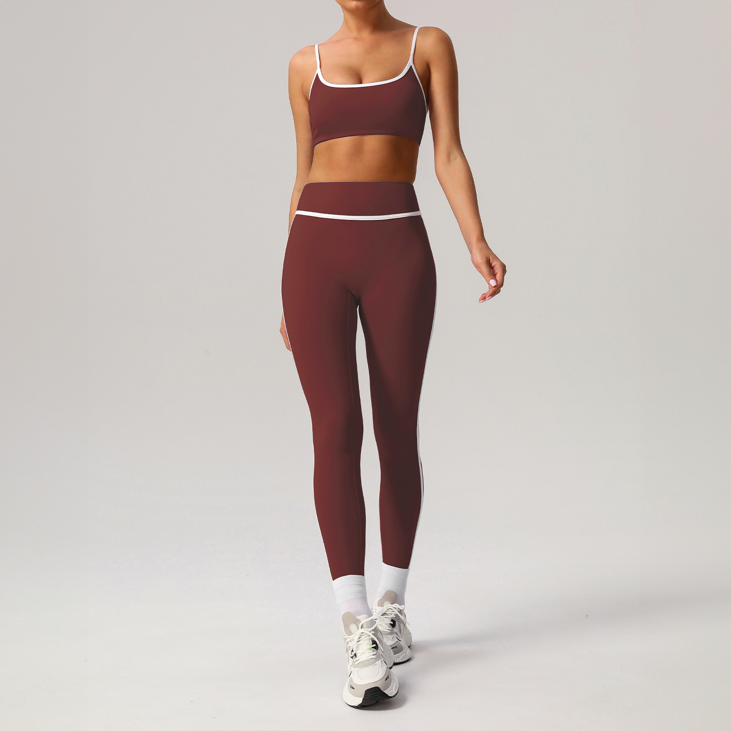 Violet (pantalon + soutien-gorge)