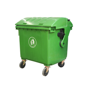 Contenedores de basura plásticos 1200L con tapas de cúpula Easy Street Bin Lift para camión de basura contenedor de basura - Product Image 1