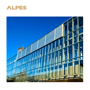 Sistema di rivestimento per esterni in alluminio e vetro temperato unificato con Design moderno ALPES al prezzo per esterni enormi - Product Image 5