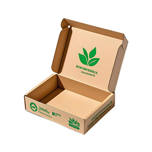 Bán buôn tùy chỉnh mới nhất thiết kế carton sóng bao bì hộp quà tặng cá nhân hộp bưu phẩm với logo - Product Image 2