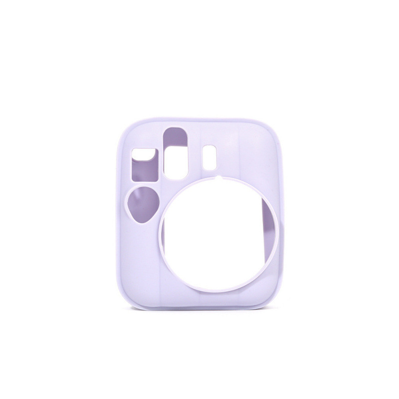 Mini13 - Housse en silicone - Violet taro - Sac à chaîne avec clip