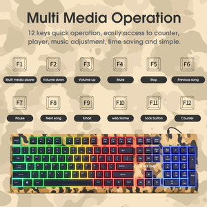 Onikuma Tz3001 3 N 1 Combo Laptop Gaming Computer Mouse y Gamer Gaming Keyboard Mouse y Headset Combo Set - Product Image 6