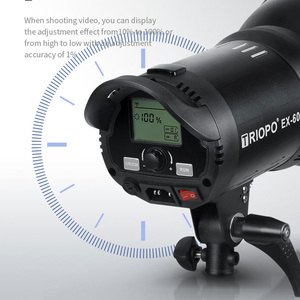 TRIOPO EX-60W工作室闪光灯内置冷却系统。5600K为照相馆。 - Product Image 5