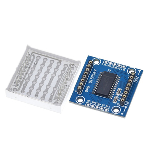 MAX7219 dot <strong>matrix</strong> module microcontroller module display module finished goods , Can be together programming - Product Image 6