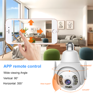 2025 Yida 3MP Wifi Security Wireless <strong>Camera</strong> <strong>IR</strong> Night Vision Motion Detection Light Bulb Baby Monitors CCTV <strong>Camera</strong> for Home Use