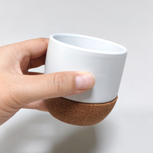 Mantar sürükle ile 5OZ Espresso kupa kolu olmadan seramik fincan hediye Mini kahve fincanı - Product Image 4