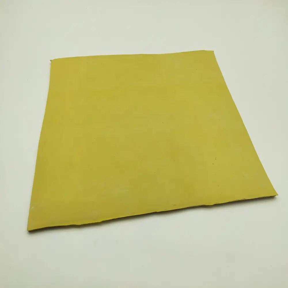 Laser engraving natural rubber sheet