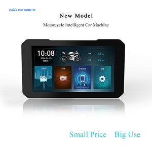 IP67 Wasserdichter Tragbarer 5-Zoll GPS-Navigator mit Radio, Kabellosem CarPlay, <span class=keywords><strong>Android</strong></span> Auto, Touchscreen für Auto und Motorrad mit Weltweiter Karte - Product Image 1