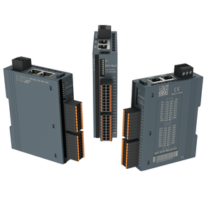YULIAN 200KHZ Salida de pulso PLC EtherCAT de alta velocidad con interfaces duales RJ45 Entrada de 24V Módulo IO de bus de campo de 4/8/16 canales