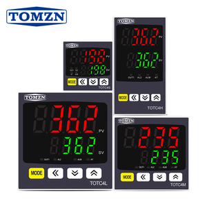 TOMZN <strong>Digital</strong> <strong>PID</strong> Thermostat Dual Output <strong>Universal</strong> <strong>Input</strong> Temperature <strong>Controller</strong> Regulator SSR Relay AC110V 220V TOTC series - Product Image 1