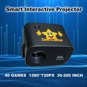 インタラクティブスマートプロジェクターゲームシステム52ゲーム子供用アミューズメントセンター3D仮想マルチプレイヤーとアンドロイドプレイ - Product Image 2