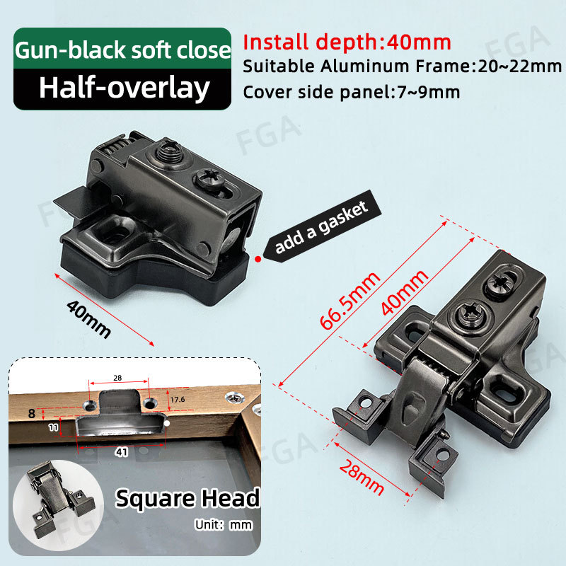 Sqaure head-Gun-black-B