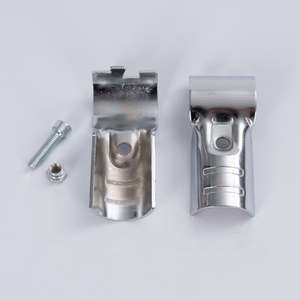 Conector de varilla de alambre en forma de T de tubo recubierto de plástico cromado resistente al desgaste de 2,3 MM para sistema de tubo delgado de OD 28MM - Product Image 4