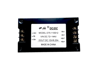 75W DC DC隔离式电源模块D75-110S12逆变器和转换器，宽72-144vdc输入12V 6.25A输出 - Product Image 3