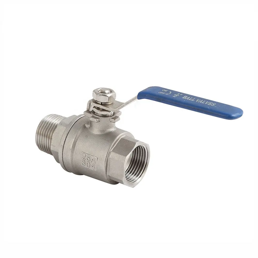 Wholesale Good Quality 2Inch 1000WOG Stainless Steel 2pc Threaded Ball Valve