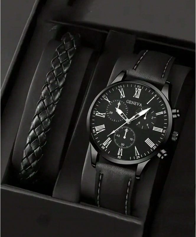 Tissu tissé noir + noir