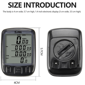 Bicycle <strong>Computer</strong> 563C Wireless Large Screen Odometer Backlight Waterproof Speedometer Cycling Stopwatch Mountain Bike - Product Image 3