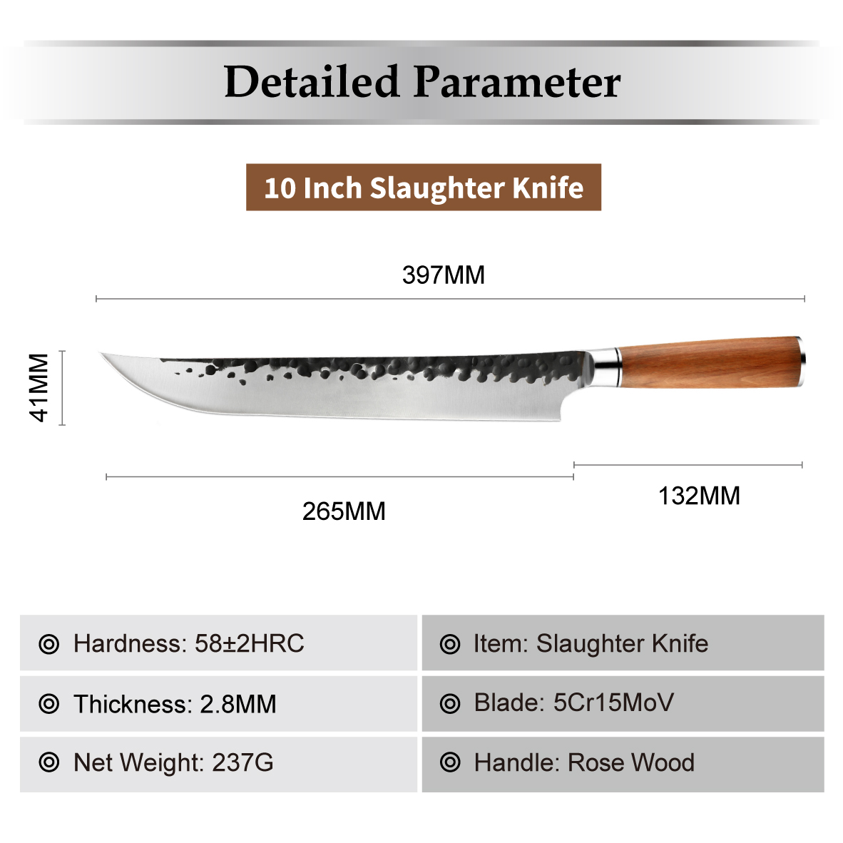 9 inch Slaughter knife