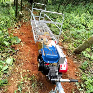 Sistema automático transporte aéreo monotrilho agrícola