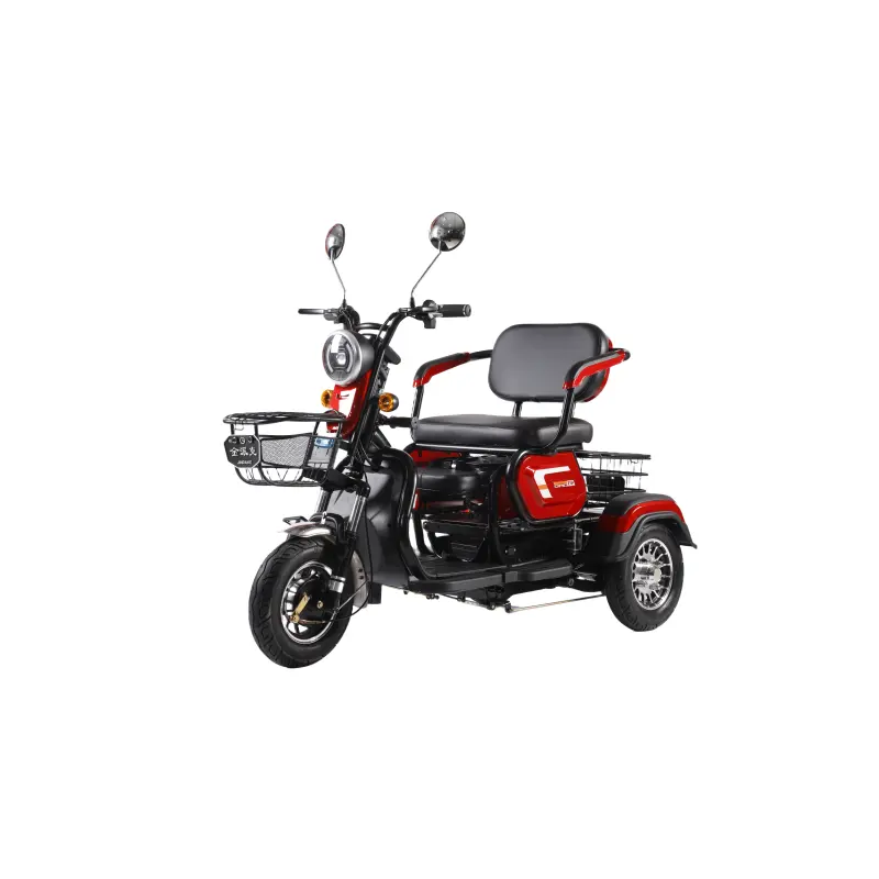 Sepeda motor skuter mobilitas listrik, sepeda roda tiga listrik 600w untuk orang tua