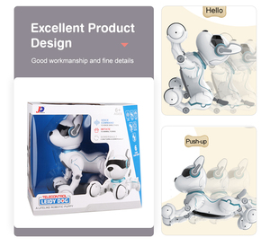 Russische Kinderspiel zeug Smart Hund intelligente Roboter Technologie pädagogische Ai Rc Programmierung Fernbedienung Stunt Robot Dog - Product Image 3