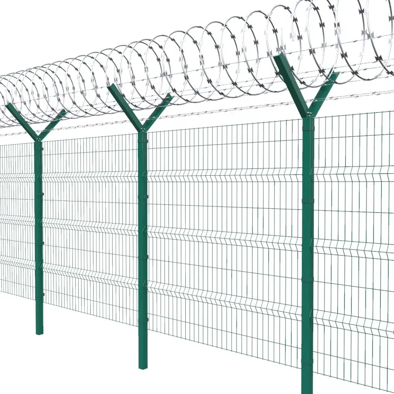 AEOMESH Guangzhou fabbrica doppia recinzione metallica doppia recinzione metallica, recinzione in rete metallica saldata di alta qualità, recinzioni in rete metallica saldata
