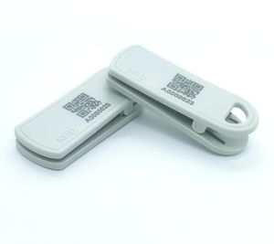 UHF 860-960mhz U9 קליפ RFID תג עבור יישומי מלאי קבצי ספרים