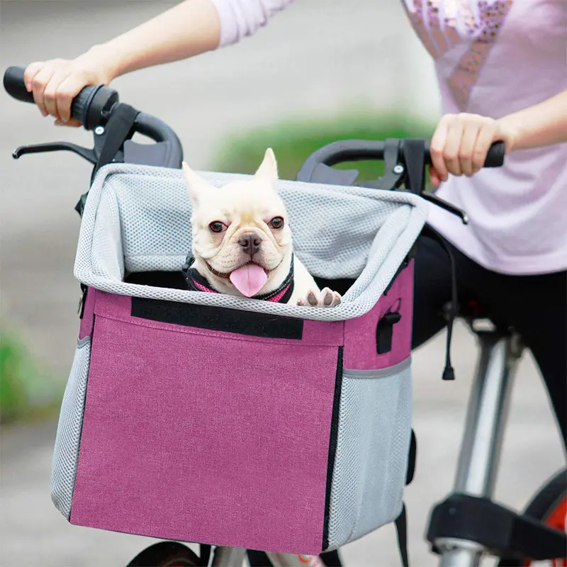 Portable Outgoing Foldable Hiking Pet Backpack Puppy Adjustable Front Cat Dog Carrier Motorcycle Pet Carrier Bicycle Pet Carrier