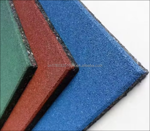 Fabrika özelleştirilmiş 50*50cm EPDM dış mekan kauçuk döşeme Mat çocuk güvenli kaymaz spor salonu bahçe parkı için fabrika fiyata mevcut - Product Image 5