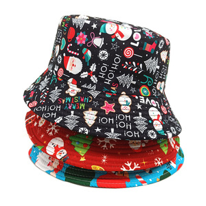 Châu Âu và Mỹ mới Santa Claus Snowman Snowflake <span class=keywords><strong>Fisher</strong></span> hat giáng sinh xô hat - Product Image 5