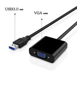 热卖USB 3.0公到vga母扩展外部显卡USB到VGA适配器转换器电缆 - Product Image 3