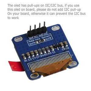 0,96 Zoll I2C IIC Serial 128 X64 OLED-Anzeige modul SSD1306 Weiß für Arduino 51 MSP420 STIM32 SCR 0,96 "OLED-Display 4Pin - Product Image 4