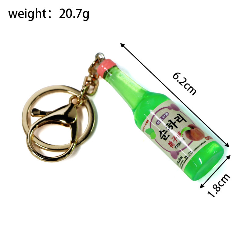 Soju coréen saveur pêche - boucle dorée
