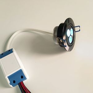 מכירה לוהטת 12-24v DC 9w RGB 3IN1 כסף/שחור מקרה <span class=keywords><strong>Led</strong></span> אור