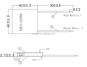 TEC1-12705 Nhiệt Cooler mô-đun TE tùy chỉnh điều hòa không khí Máy phát điện nước Tec 12705 12V Peltier - Product Image 2