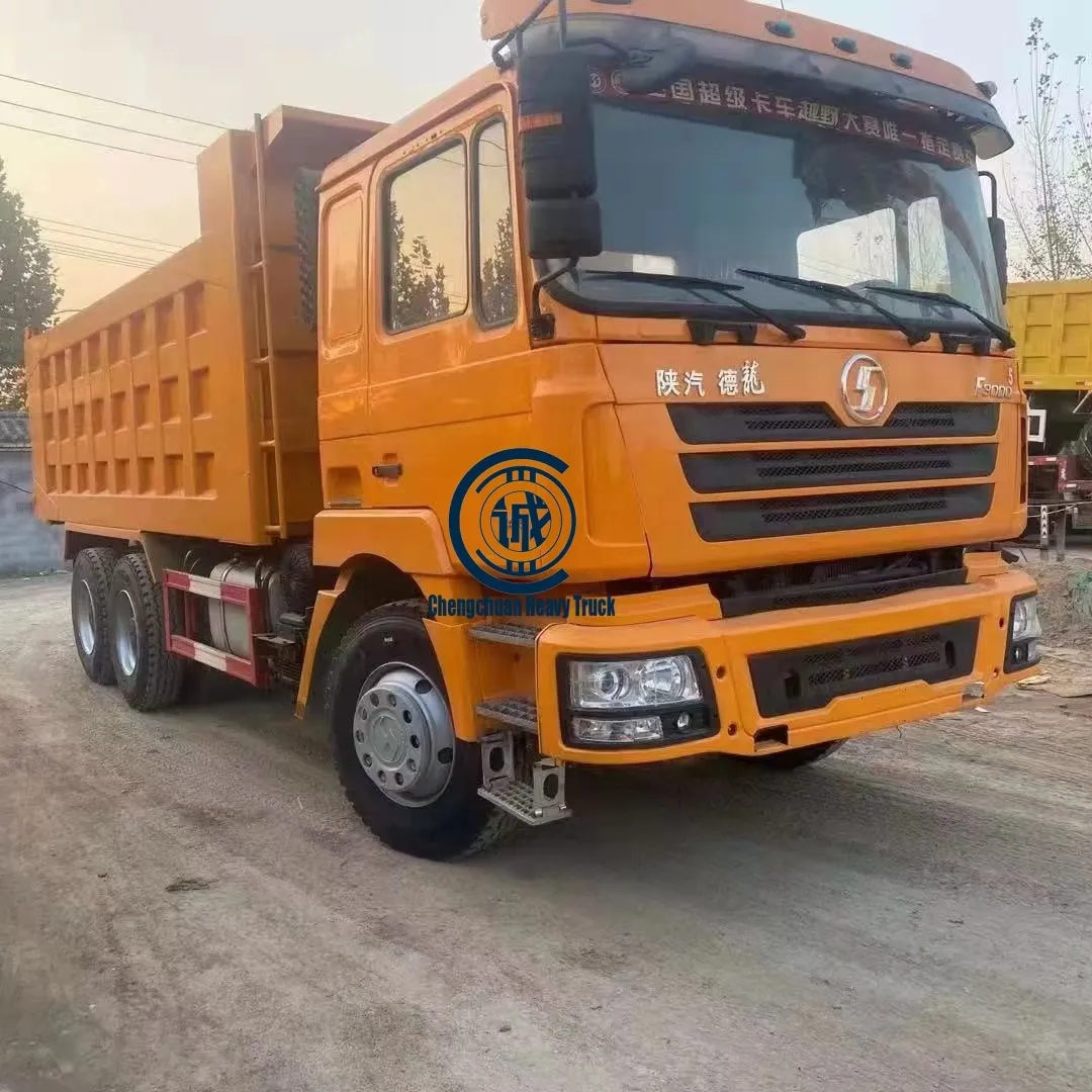 10 الإطارات شاحنة قلابة F3000 محرك Weichai SHACMAN تستخدم TipperTruck 6x4 371hp 50 طن X3000 حالة جيدة