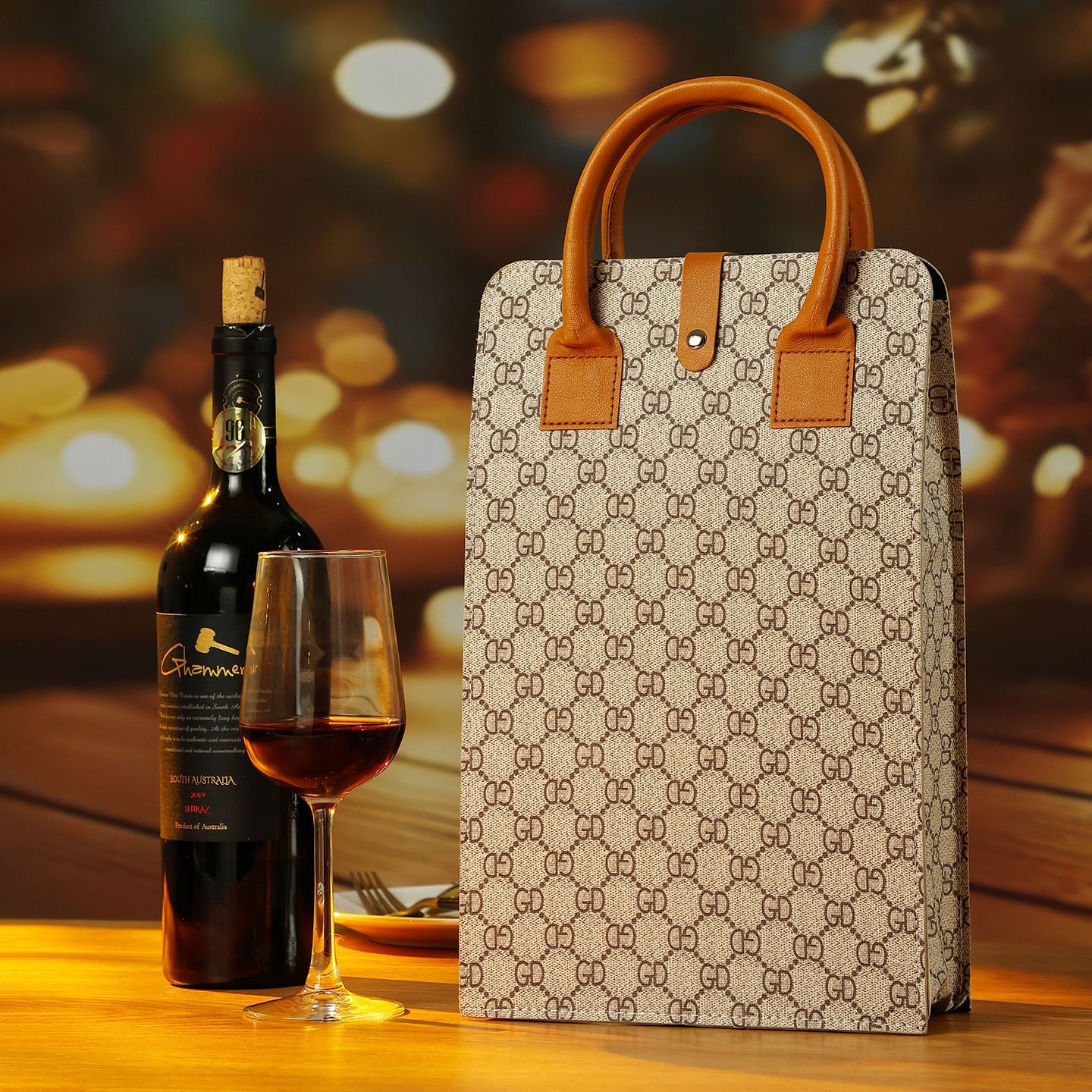 Gd-print hard hand scarf